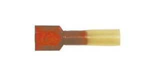 Male Insulated Heat Seal Terminals (Pack of 5, 22-18 AWG, W-.250") - Image 1