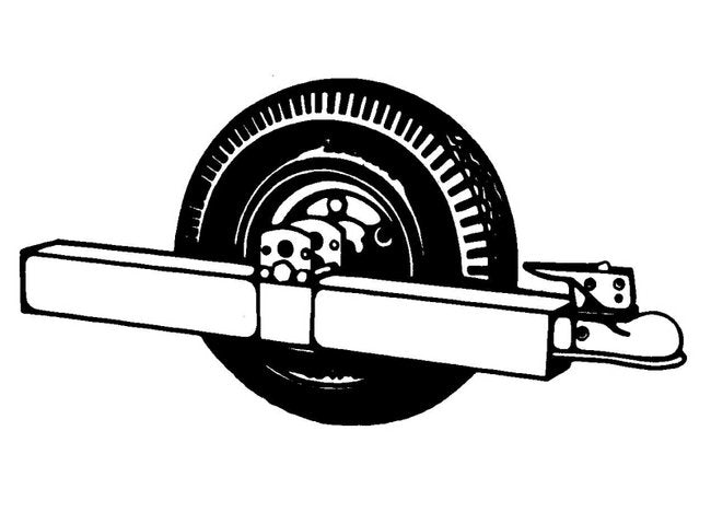 Heavy-Duty Spare Bracket for 3" x 3" Square Tongues - Image 2