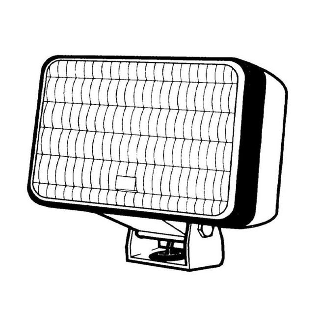 4x6 Tungsten Halogen Floodlight - White, 24V - Image 3