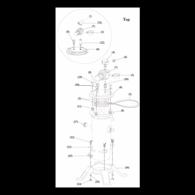 CPF-80 Base Bracket for Safety Equipment - Image 1