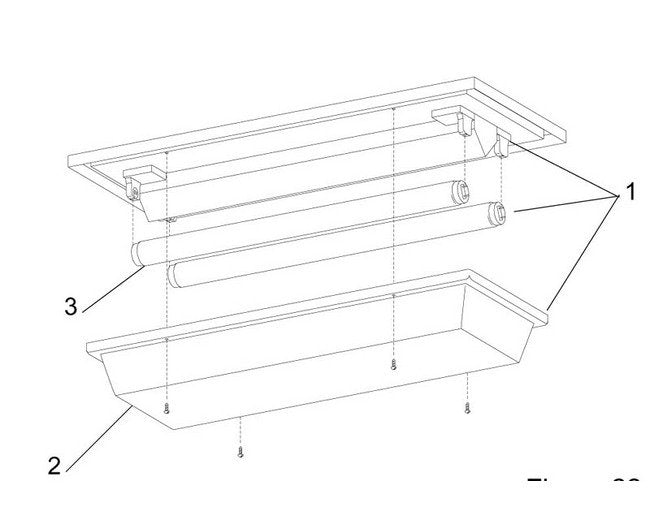 Zero BNP Sand Blast Cabinet Light Shield Assembly - Image 1