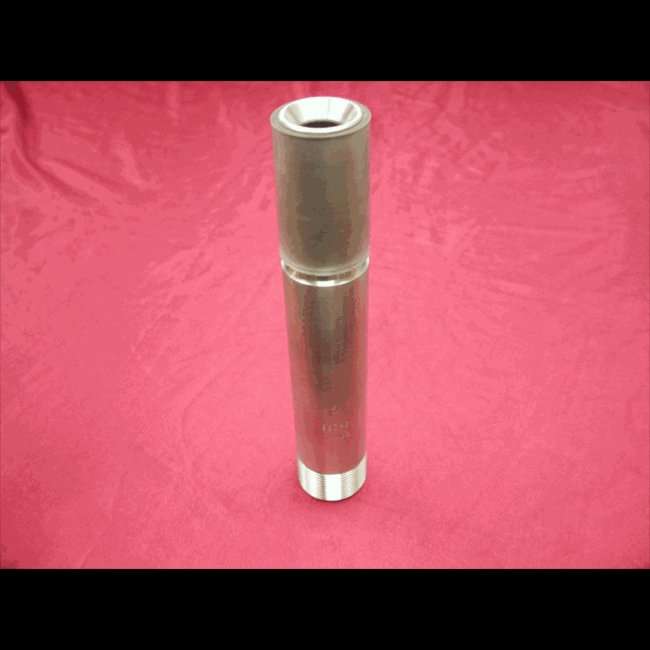 Metal Jacket Boron Nozzle with 1" Entry and 1 1/4" Threaded Connection - Image 1