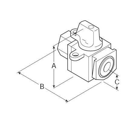 Modular 3-Way Shut-off Valve - 16/26 Series - Image 1