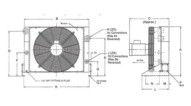 AKG AOC Series Aftercoolers/Oil Coolers for Rotary Air Compressors - Image 2
