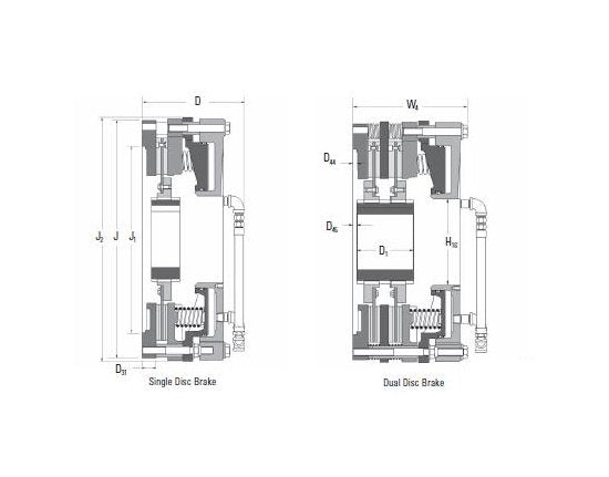 Eaton-Airflex DBB Brakes Model 125DBB - Image 1