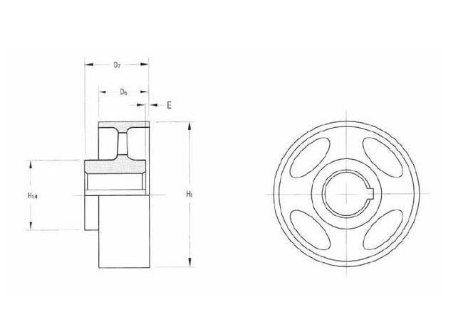 Eaton-Airflex CB Mounting Components - Integral Drums & Hubs - Image 1