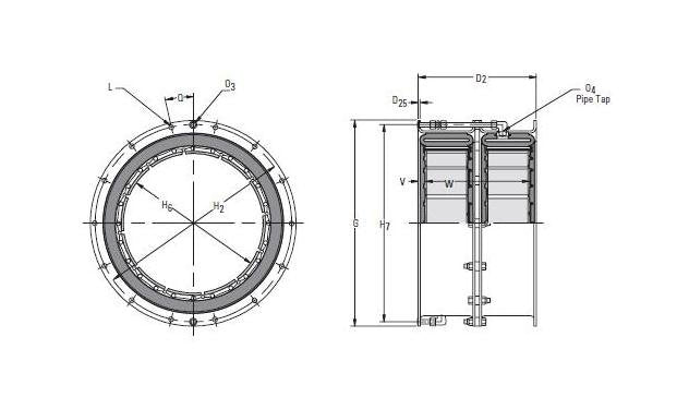 Dual Flange CB Elements - Industrial Grade Clutches & Brakes (Sizes 12-45) - Image 1