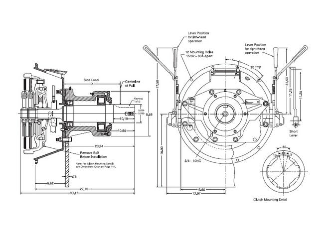 Heavy-Duty Mechanical PTO Clutch - Image 1