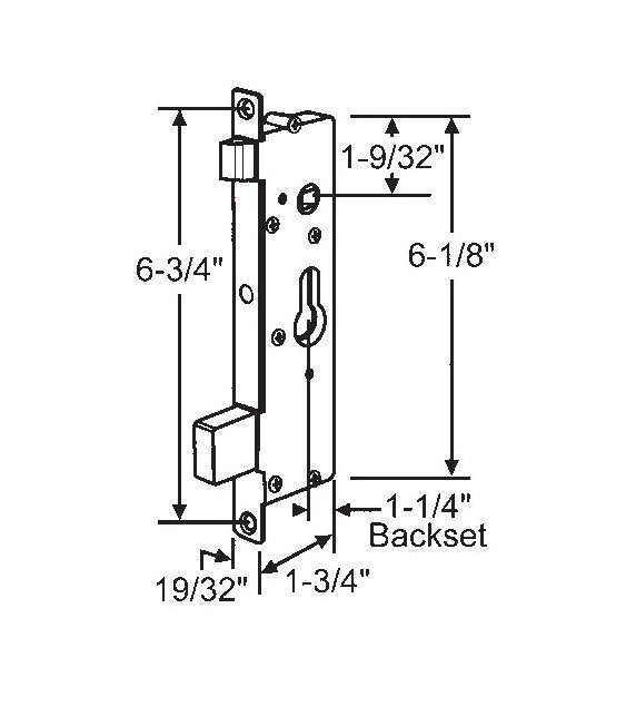 Heavy Duty Die Cast Mortise Lock - Image 1