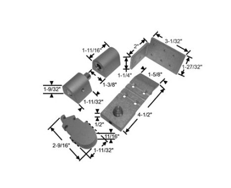 Strybuc Right Hand Outswing Aluminum Offset Pivot - Image 1