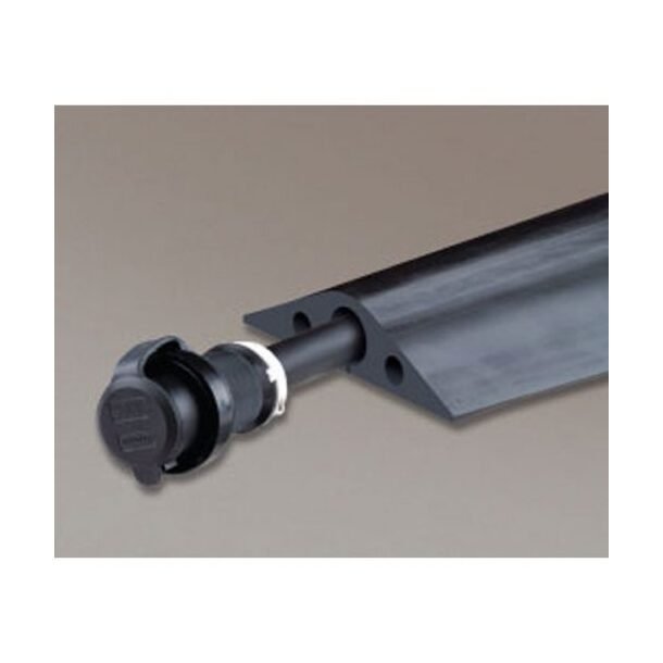 1 Inch 1-Channel Rubber Cord Protector - Image 2