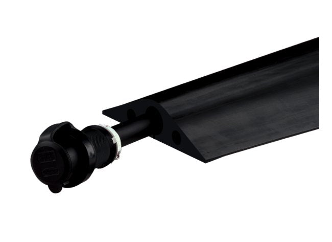 1 Inch 1-Channel Rubber Cord Protector - Image 1