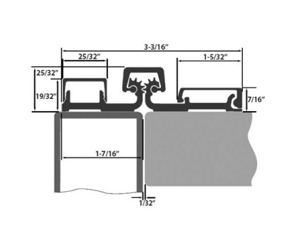 Commercial Full Surface Continuous Hinge - 1/32in Clearance - Image 2