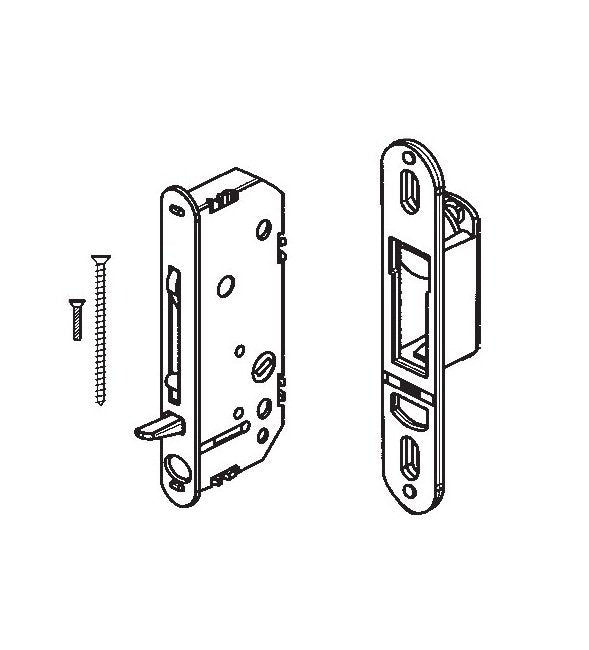 Commercial Mortise Lock with Receiver - Image 1
