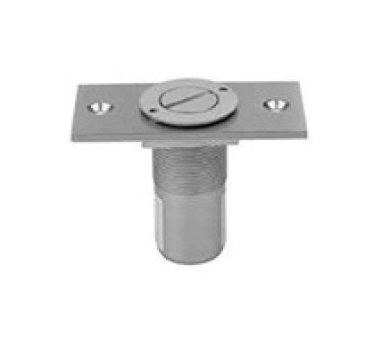 Rockwell Polished Stainless Dustproof Keeper with Mounting Plate - Image 1