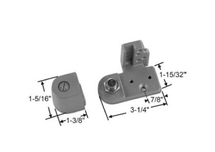 Commercial Offset Pivot - Right Hand Outswing (RH) Aluminum Finish - Image 1