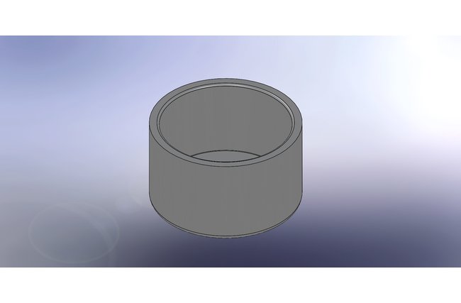 2-1/2 in PVC End Cap - Image 1