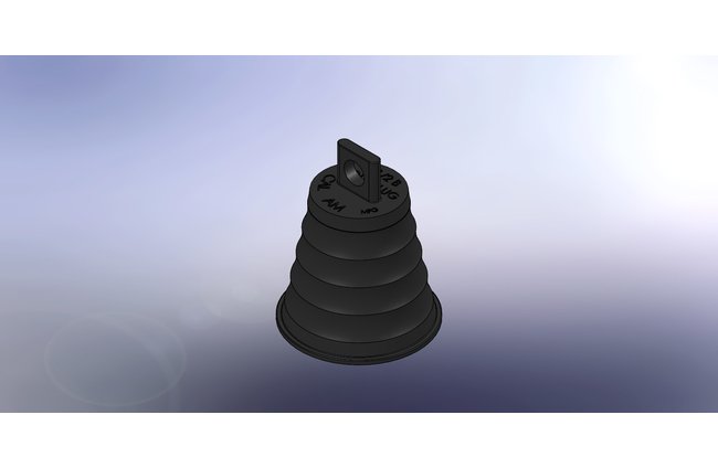 Poly-Pull Temporary Duct Plug with Rope Tab, 1-1/2 in - Image 1