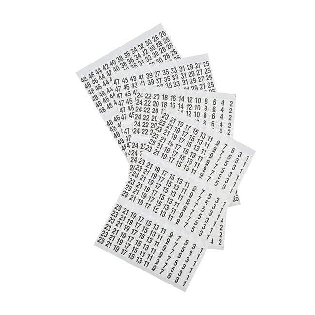 Klein Tools 14 Pages Wire Marker Book - Vinyl Coated Cloth, 1-48 Legend - Image 3