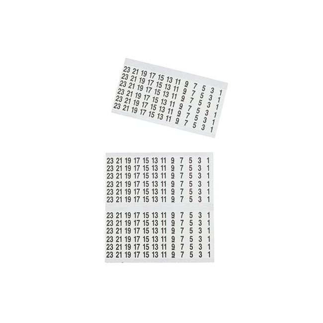 Klein Tools 14 Pages Wire Marker Book - Vinyl Coated Cloth, 1-48 Legend - Image 4