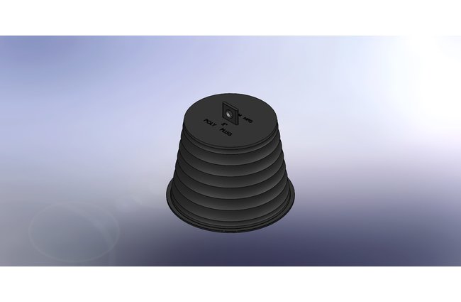 Poly Pull Plug 5-Inch LDPE Duct Seal - Image 1