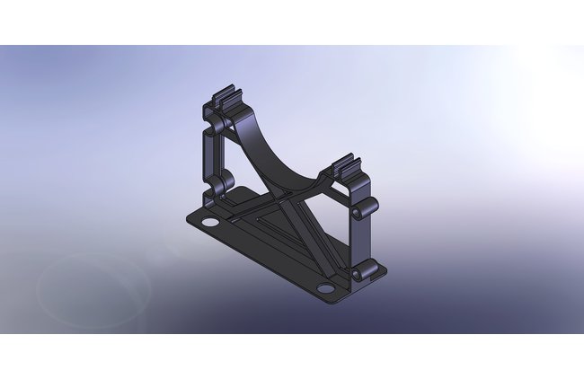 High-Impact Utility Duct Spacer - 4 x 3 inches - Image 1