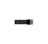 3 in x 25 ft Clear PVC Suction Discharge Hose Assembly with Crimped Female Kamlock x MNPT - Image 3