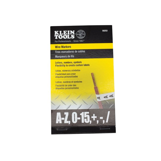 Klein Tools Wire Marker Book - 10 Pages for Wire Labeling - Image 1
