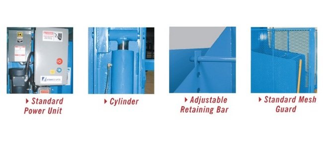 Advance Lifts DP Series Container Dumper - 52 Inch Carriage Width - Image 5