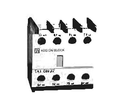 Standard Instantaneous Auxiliary Contact Block - 2 Normally Open/2 Normally Closed Contacts - Image 1