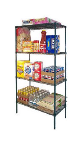 24 x 48 x 74 Inch (in) Size Cooler Wire Shelving - Image 1