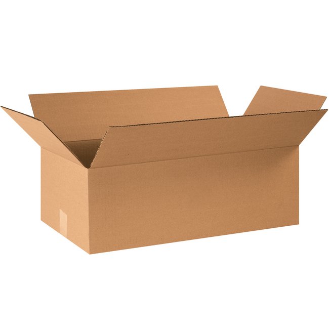 24x12x8 Kraft ECT-32 Corrugated Box Bundle (Pack of 25) - Image 1