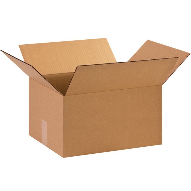 Alpha Packaging, Inc. Kraft ECT-32 Corrugated Box 15x12x8 in, Bundle of 25 - Image 1