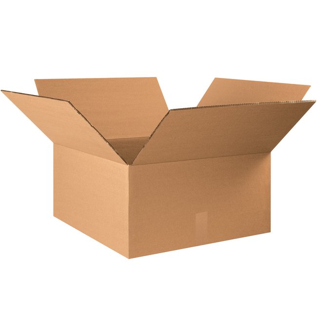 Alpha Packaging, Inc. 22x22x12 Double Wall Corrugated Box - Image 1