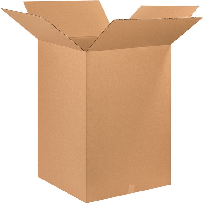 Alpha Packaging 26x26x36 Kraft ECT-32 Corrugated Box Bundle (Pack of 5) - Image 1