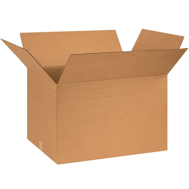 Multi-Depth Corrugated Box - 26x18x16 inches - Image 1