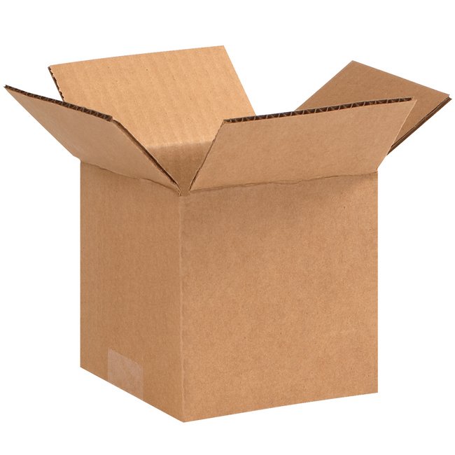 5x5x5 Corrugated Box - Image 1