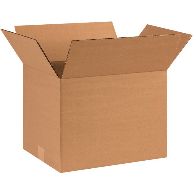 16x12x12 ECT-32 Kraft Corrugated Box Bundle (25 Pack) - Image 1
