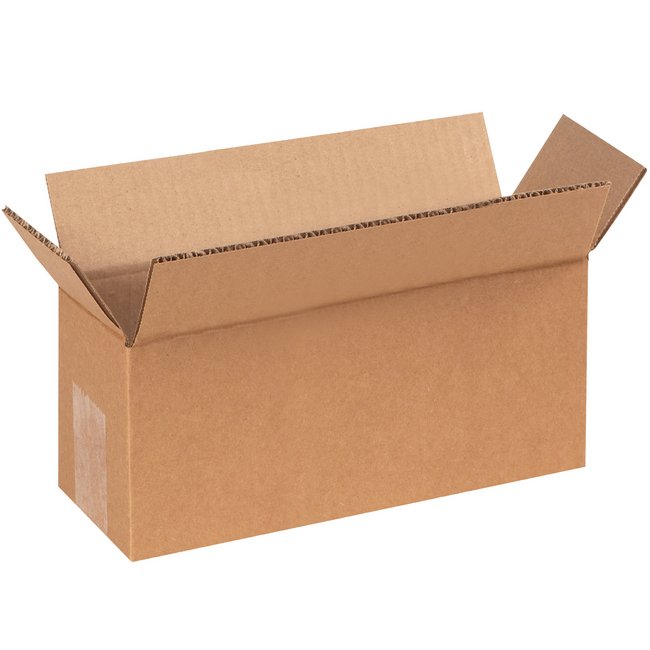 Alpha Packaging 9x4x3 Long Corrugated Box - Image 1