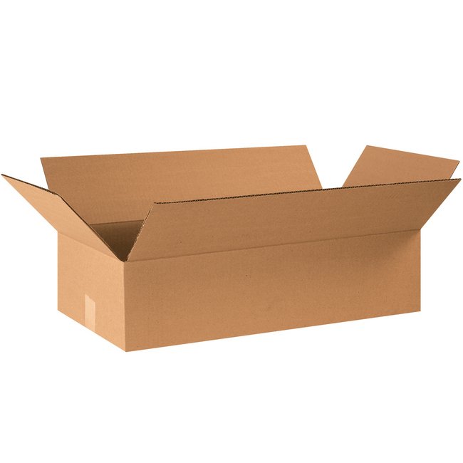 24x12x6 Flat Corrugated Box - Image 1