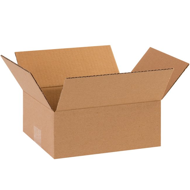 Alpha Packaging 10x9x4 Kraft Corrugated Box (Bundle of 25) - Image 1