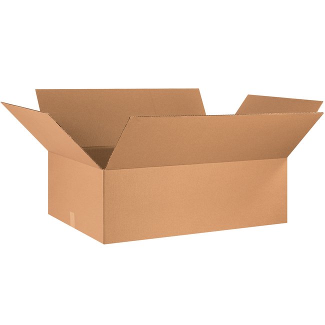 Alpha Packaging, Inc. 36x24x12 ECT-32 Kraft Corrugated Boxes - Pack of 10 - Image 1