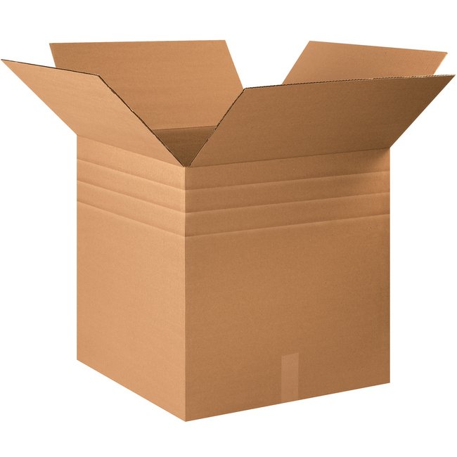 Multi-Depth 22x22x22 Corrugated Box Bundle - Image 1