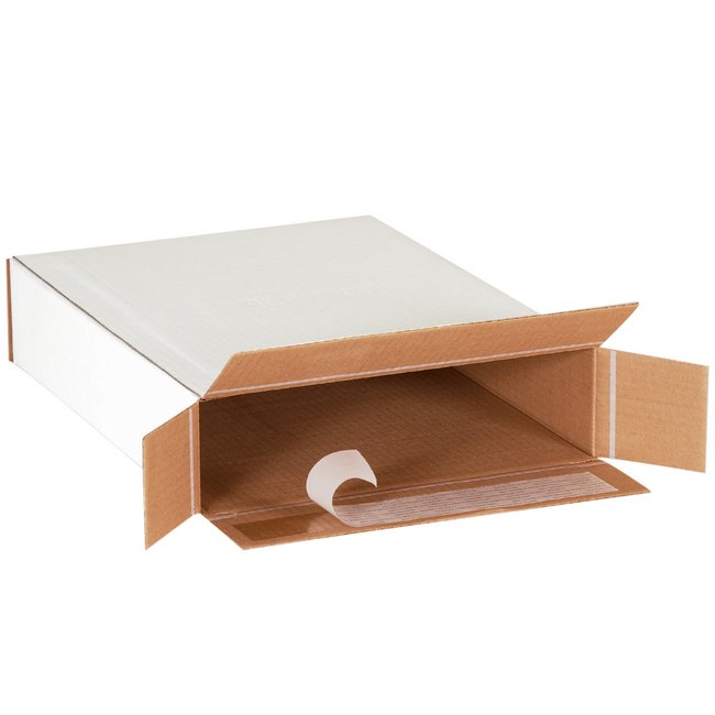 Alpha Packaging 11-1/4 x 3 x 15-1/8 FOL Corrugated Box (25-Pack) - Image 1