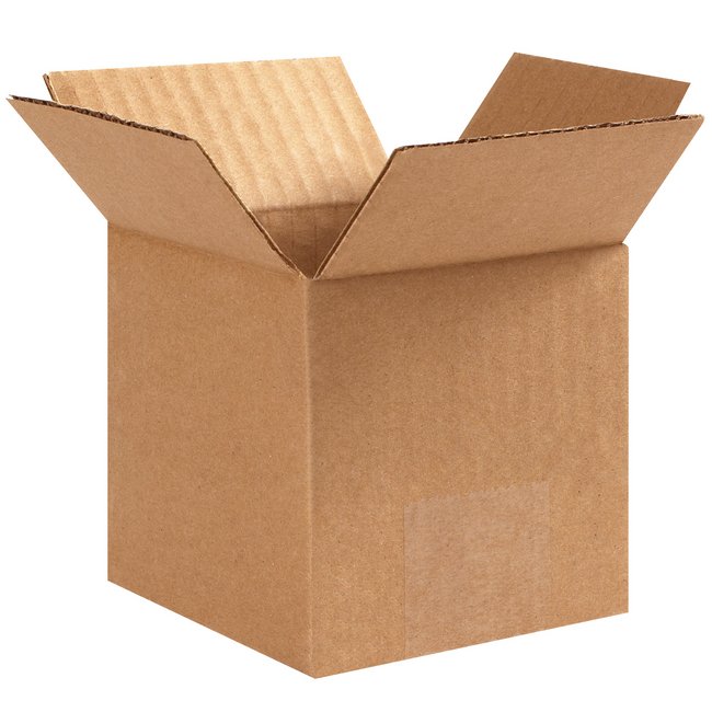 4x4x4 Inch Corrugated Box - Image 1