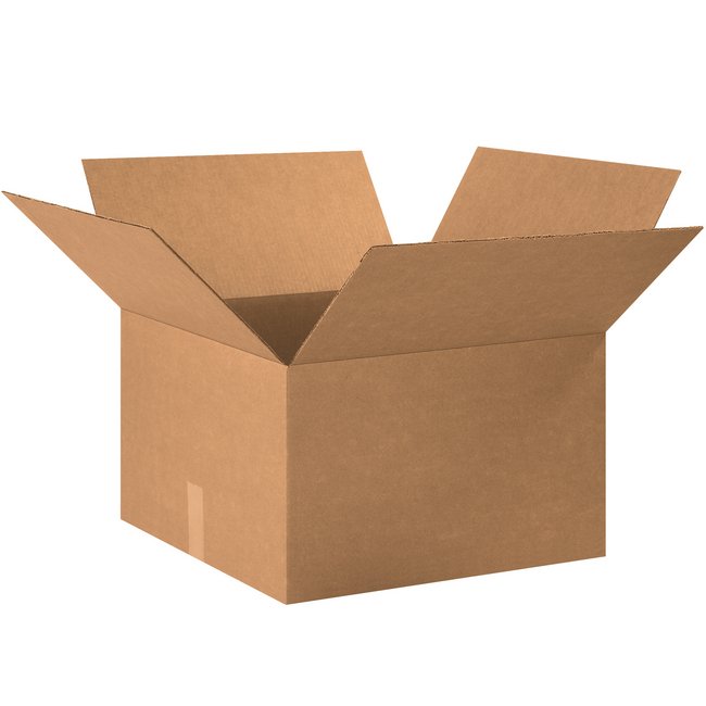 Alpha Packaging, Inc. 20x20x11 ECT-32 Kraft Corrugated Box Bundle - Pack of 15 - Image 1