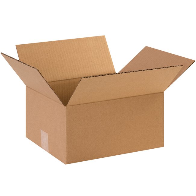 Alpha Packaging, Inc. 12x10x6 ECT-32 Kraft Corrugated Box Bundle (25-Pack) - Image 1