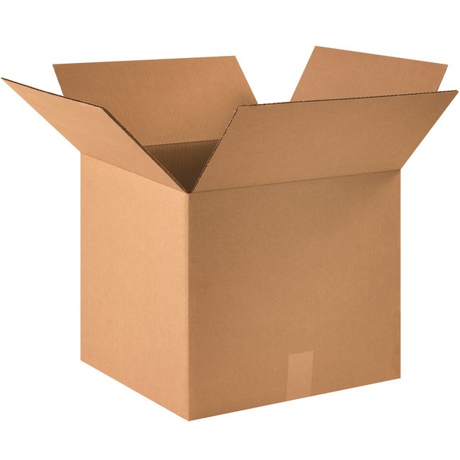 Alpha Packaging 16x16x14 ECT-32 Kraft Corrugated Box Bundle (25 Pack) - Image 1