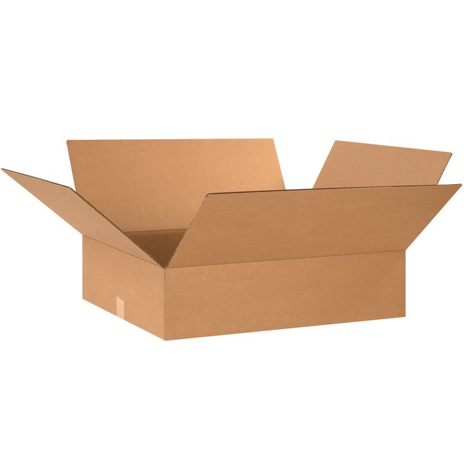 Alpha Packaging 24x20x6 Flat Corrugated Box - Image 1