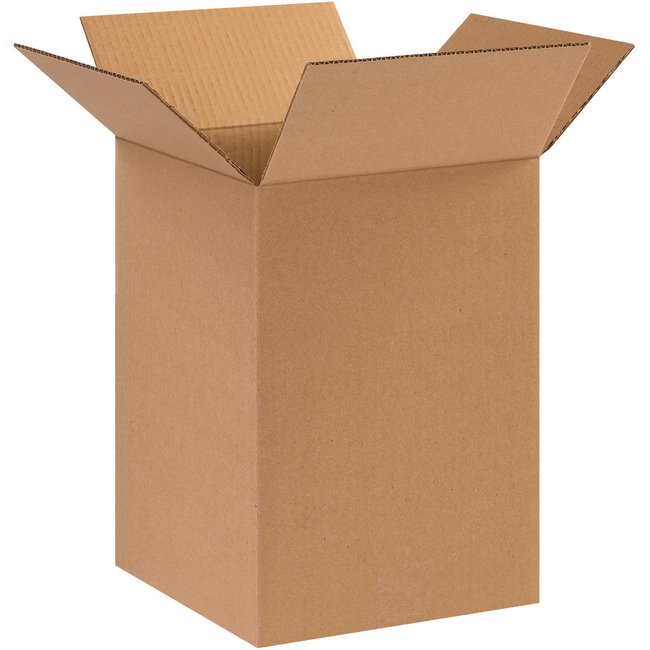 Alpha ECT-32 Kraft Corrugated Box 10x10x14 (Bundle of 25) - Image 1